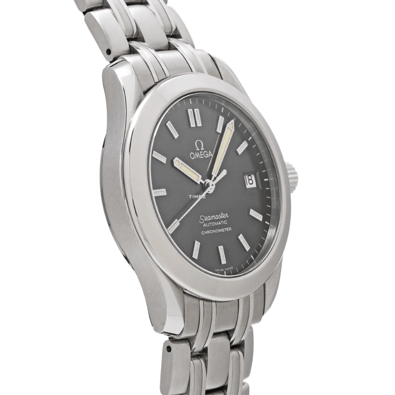 Omega,Seamaster 38mm,38mm,Stainless Steel,Grey,Automatic,Day,44hours,2501,2501.43.00