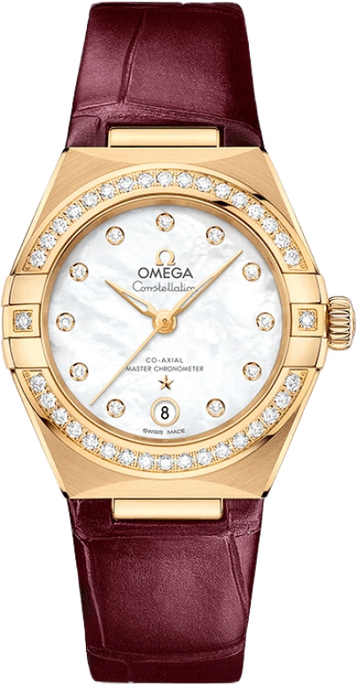 Omega,Constellation 29mm,29mm,Yellow Gold,White,Automatic,Date,Co-Axial Escapement,131,131.58.29.20.55.001