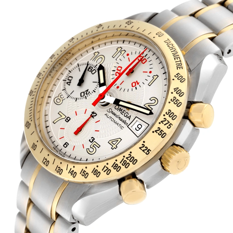 Omega,Speedmaster 39mm,39mm,Stainless Steel,White,Automatic,Chronograph,Day,3313,3313.33.00
