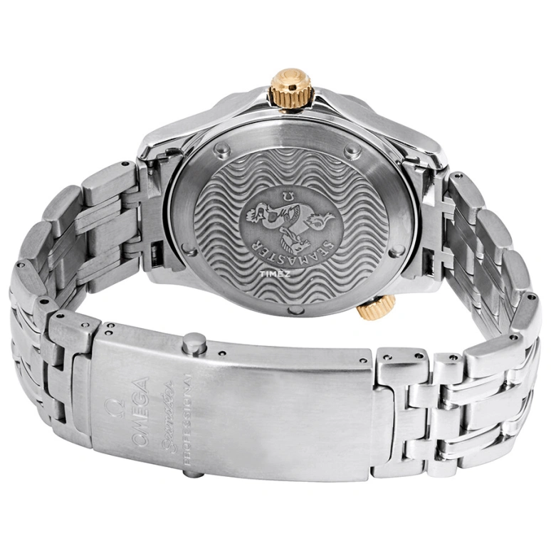 Omega,Seamaster Diver 300M 36.25mm,36.25mm,Yellow Gold,Stainless Steel,Blue,Quartz,Day,26280hours,2462,2462.80.00