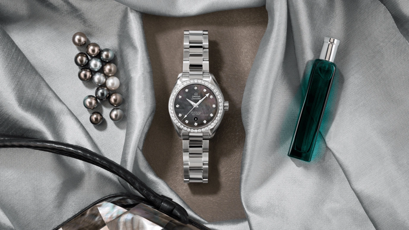 Omega,Aqua Terra 34mm,34mm,Stainless Steel,Grey,Automatic,Date,Zodiac Indications,Co-Axial Escapement,231,231.15.34.20.57.001