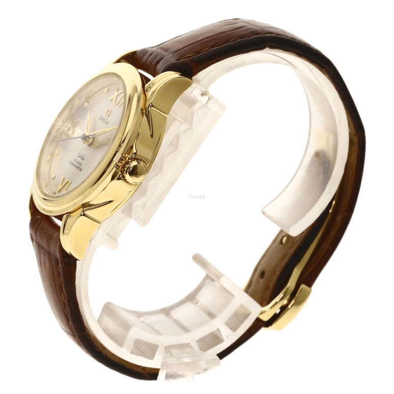 Omega,De Ville 32.50mm,32.50mm,Yellow Gold,Silver,Automatic,Day,48hours,4681,4681.31.35