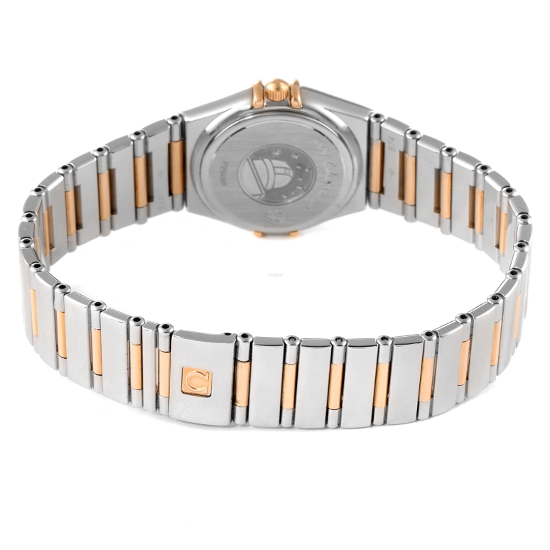 Omega,Constellation 25.50mm,25.50mm,Stainless Steel,Red Gold,White,Quartz,30000hours,In-house Caliber,1373,1373.79.00