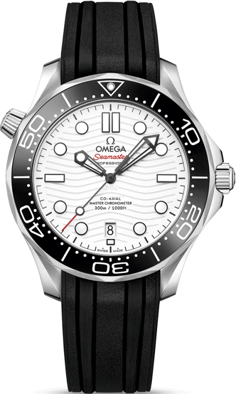 Omega,Seamaster Diver 300M 42mm,42mm,Ceramic,Stainless Steel,White,Automatic,Date,Co-Axial Escapement,210,210.32.42.20.04.001