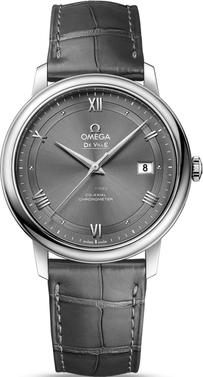 Omega,De Ville 39.50mm,39.50mm,Stainless Steel,Grey,Automatic,Date,Co-Axial Escapement,424,424.13.40.20.06.001