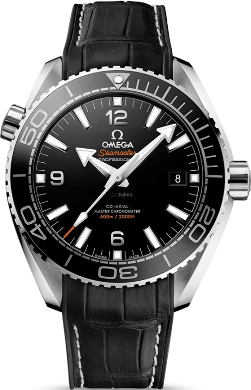 Omega,Seamaster Planet Ocean 43.50mm,43.50mm,Stainless Steel,Black,Automatic,Date,Co-Axial Escapement,215,215.33.44.21.01.001