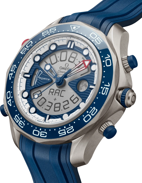 Omega,Miscellaneous 46.75mm,46.75mm,Titanium,White,Grey,Quartz,Regatta Timer,Moonphase,Perpetual Calendar,Day,In-house Caliber,Sapphire,216,216.92.46.79.10.001