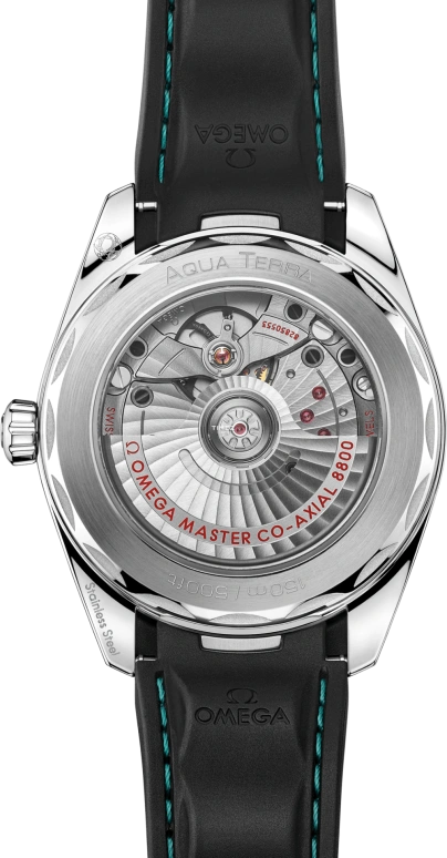 Omega,Aqua Terra 38mm,38mm,Stainless Steel,Ceramic,Gradient,Turquoise,Automatic,Day,Anti-magnetic,220,220.32.38.20.03.001