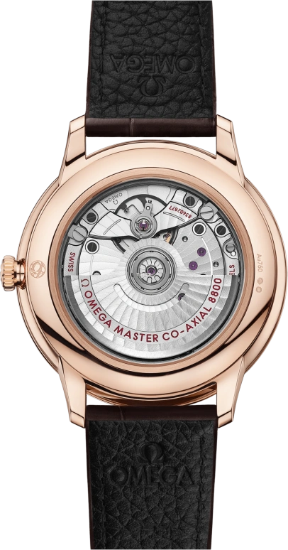 Omega,De Ville 40mm,40mm,Rose Gold,Silver White,Automatic,Day,Anti-magnetic,434,434.53.40.20.02.001