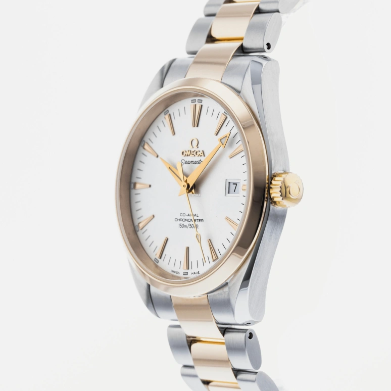 Omega,Seamaster 39.20mm,39.20mm,Stainless Steel,Rose Gold,White,Automatic,Day,48hours,2303,2303.30.00