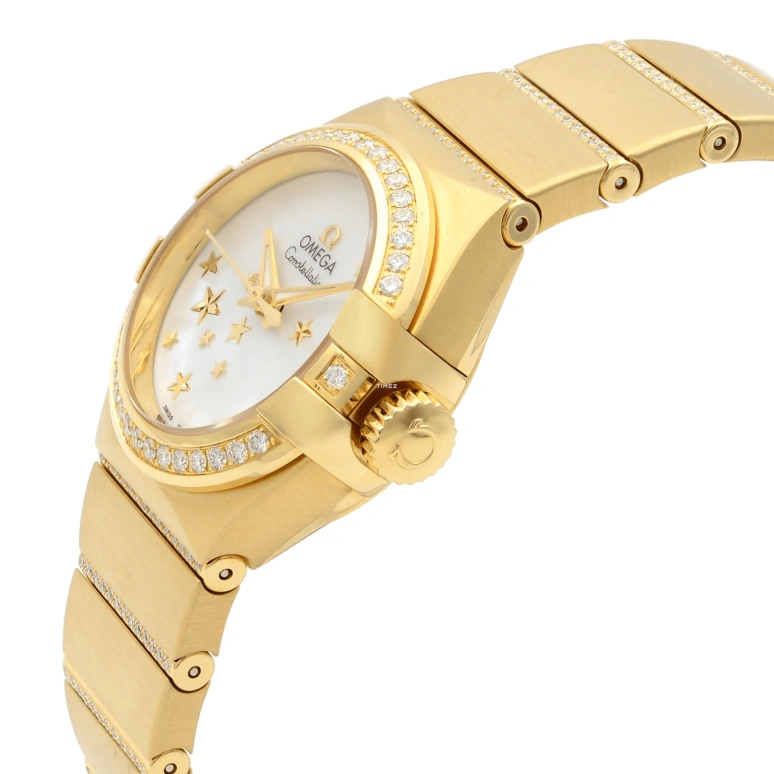 Omega,Constellation 27mm,27mm,Yellow Gold,White,Automatic,Day,50hours,123,123.55.27.20.05.002