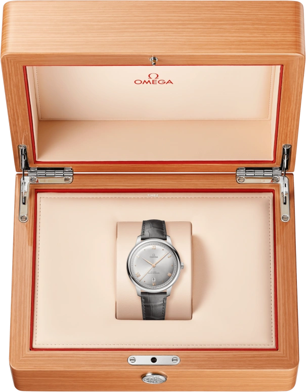 Omega,De Ville 40mm,40mm,Stainless Steel,Grey,Automatic,Day,Anti-magnetic,434,434.13.40.20.06.001