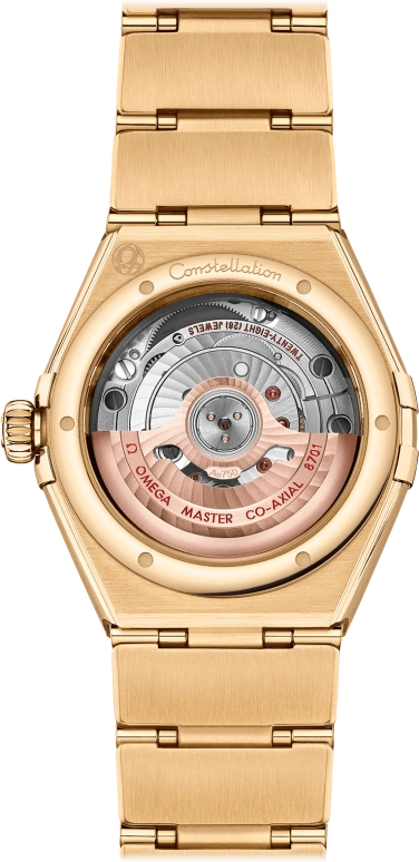 Omega,Constellation 29mm,29mm,Yellow Gold,Champagne,Automatic,Date,Co-Axial Escapement,131,131.55.29.20.58.001