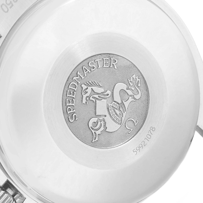 Omega,Speedmaster 39mm,39mm,Stainless Steel,Black,Automatic,Chronograph,Annual Calendar,Month,Date,42hours,In-house Caliber,3523,3523.50.00