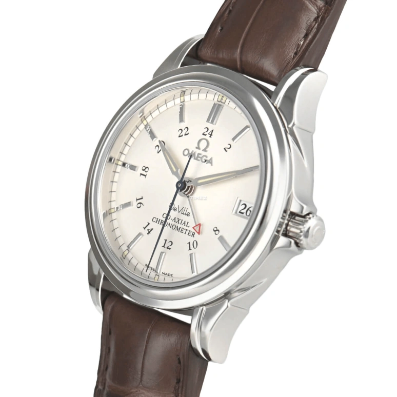 Omega,De Ville 35mm,35mm,Stainless Steel,White,Automatic,Day,Dule Time,4862,4862.31.32