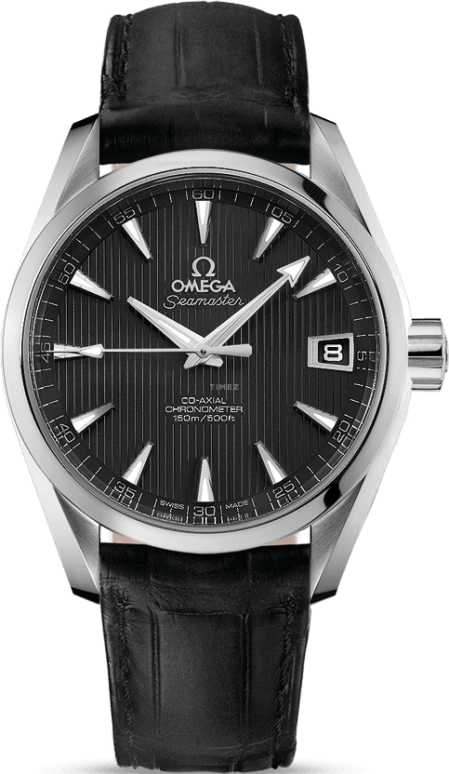 Omega,Aqua Terra 38.50mm,38.50mm,Stainless Steel,Grey,Automatic,Date,Co-Axial Escapement,231,231.13.39.21.06.001