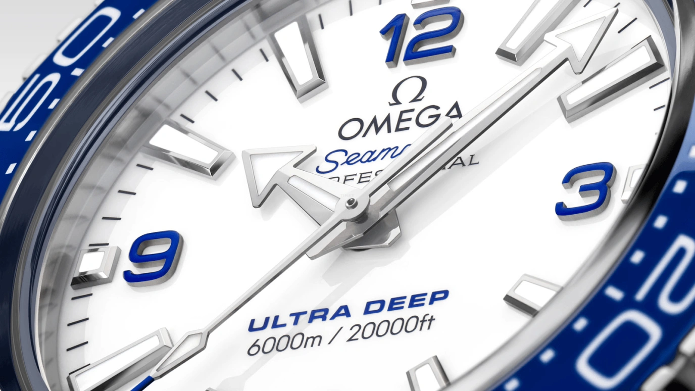 Omega,Seamaster Planet Ocean 45.50mm,45.50mm,Titanium,Ceramic,Stainless Steel,White,Automatic,Co-Axial Escapement,60hours,215,215.30.46.21.04.001