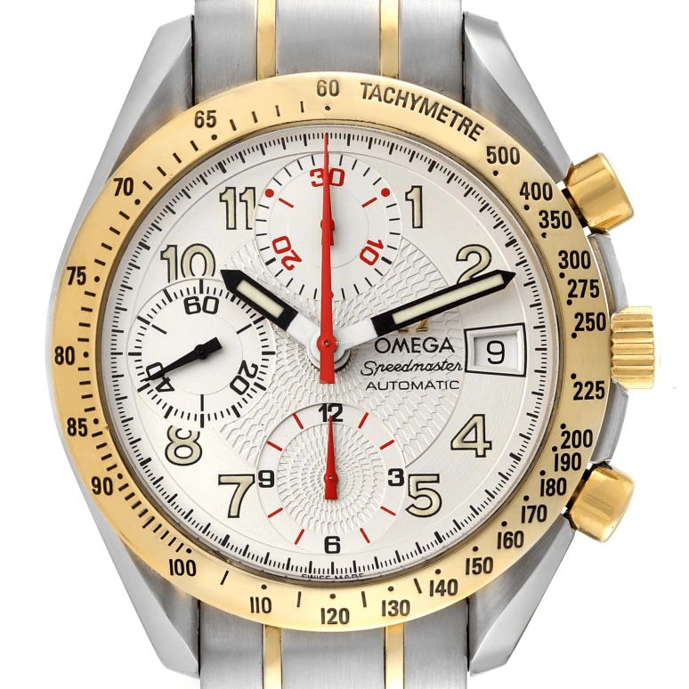 Omega,Speedmaster 39mm,39mm,Stainless Steel,White,Automatic,Chronograph,Day,3313,3313.33.00