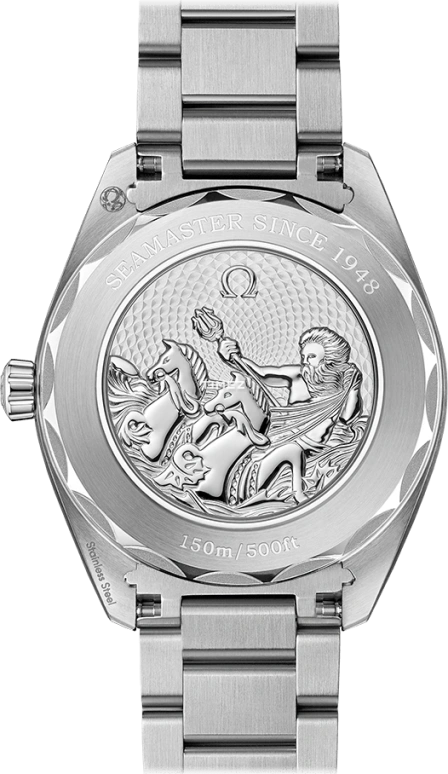 Omega,Aqua Terra 41mm,41mm,Stainless Steel,Blue,Automatic,Day,60hours,220,220.10.41.21.03.005