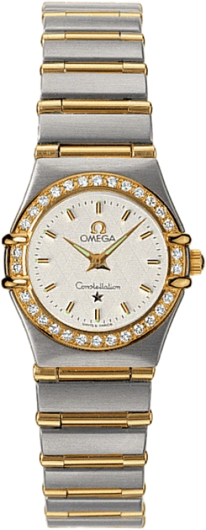 Omega,Constellation 22.50mm,22.50mm,Yellow Gold,Stainless Steel,Silver,Quartz,Day,30000hours,1267,1267.30.00