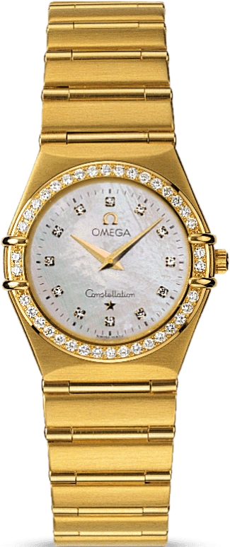 Omega,Constellation 25.50mm,25.50mm,Yellow Gold,White,Quartz,30000hours,In-house Caliber,1177,1177.75.00