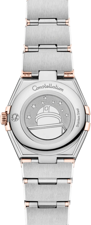 Omega,Constellation 25mm,25mm,Stainless Steel,Purple,Quartz,In-house Caliber,Sapphire,Crystal Glass,131,131.25.25.60.60.002