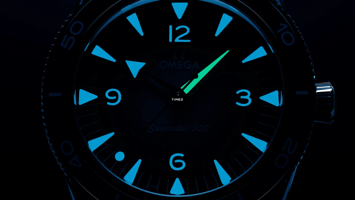 Omega,Seamaster 300 41mm,41mm,Stainless Steel,Blue,Automatic,Anti-magnetic,60hours,234,234.30.41.21.03.002