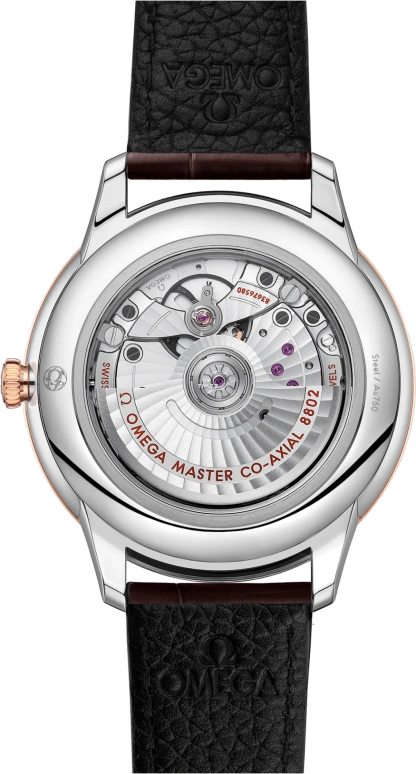 Omega,De Ville 41mm,41mm,Stainless Steel,Sedna Gold,Silver,Automatic,Day,Anti-magnetic,434,434.23.41.20.02.001