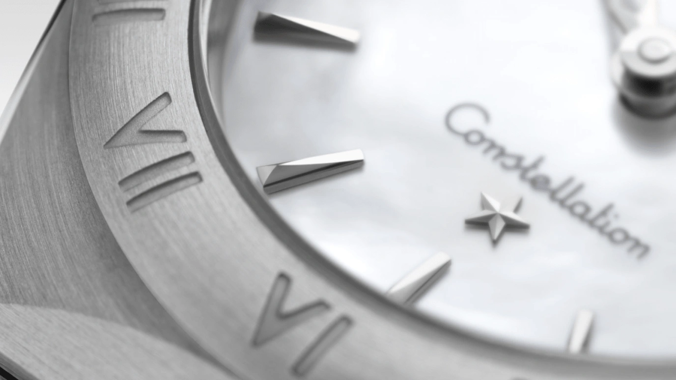 Omega,Constellation 25mm,25mm,Stainless Steel,White,Quartz,Day,Zodiac Indications,131,131.10.25.60.05.001