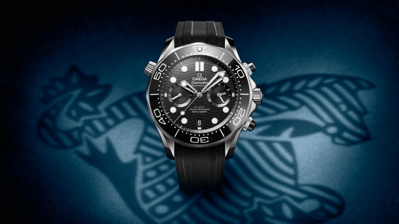Omega,Seamaster Diver 300M 44mm,44mm,Stainless Steel,Black,Automatic,Chronograph,Date,Co-Axial Escapement,Column Wheel,60hours,In-house Caliber,210,210.32.44.51.01.001