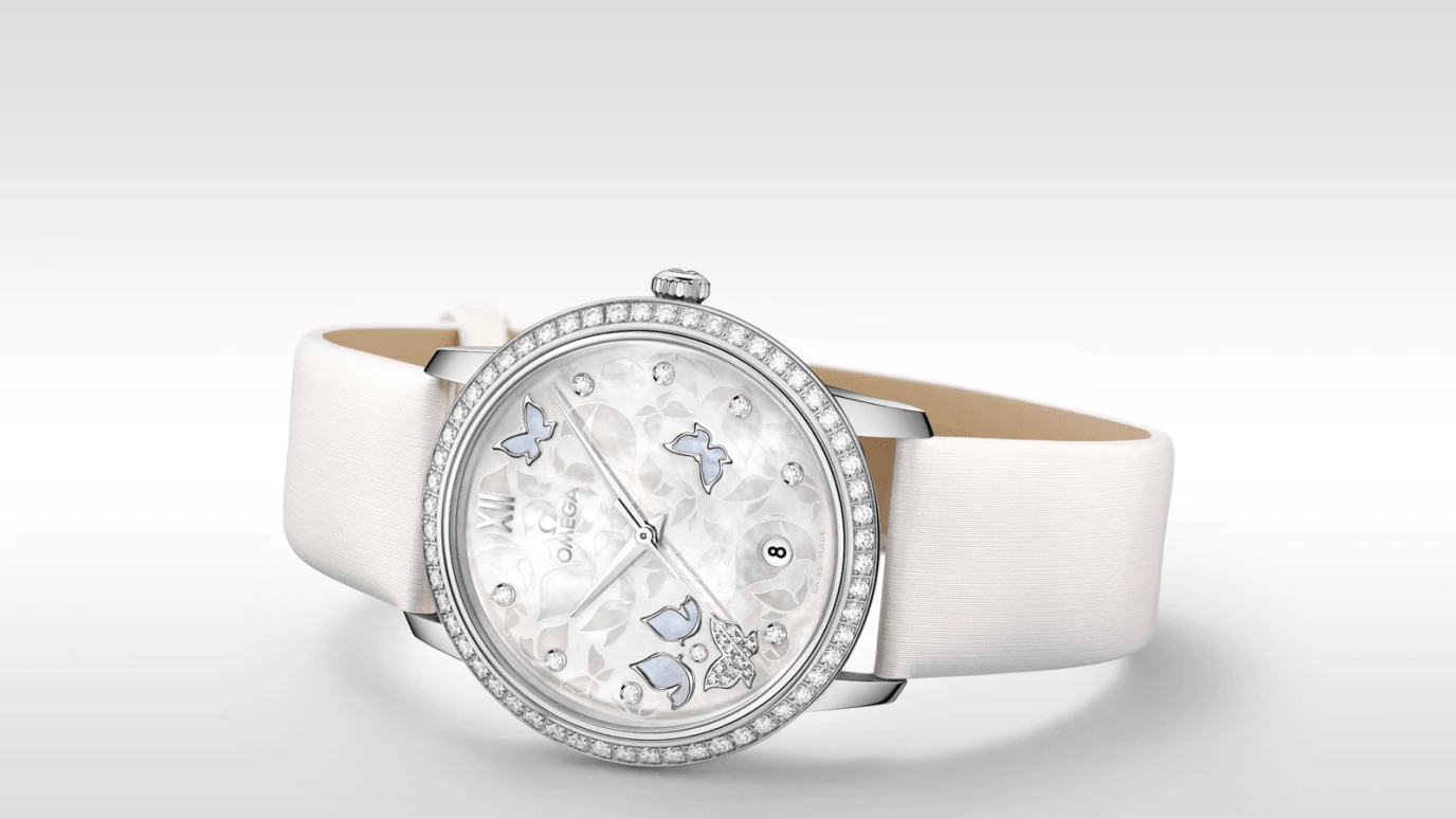 Omega,De Ville 36.80mm,36.80mm,White Gold,White,Automatic,Date,Co-Axial Escapement,424,424.57.37.20.55.002