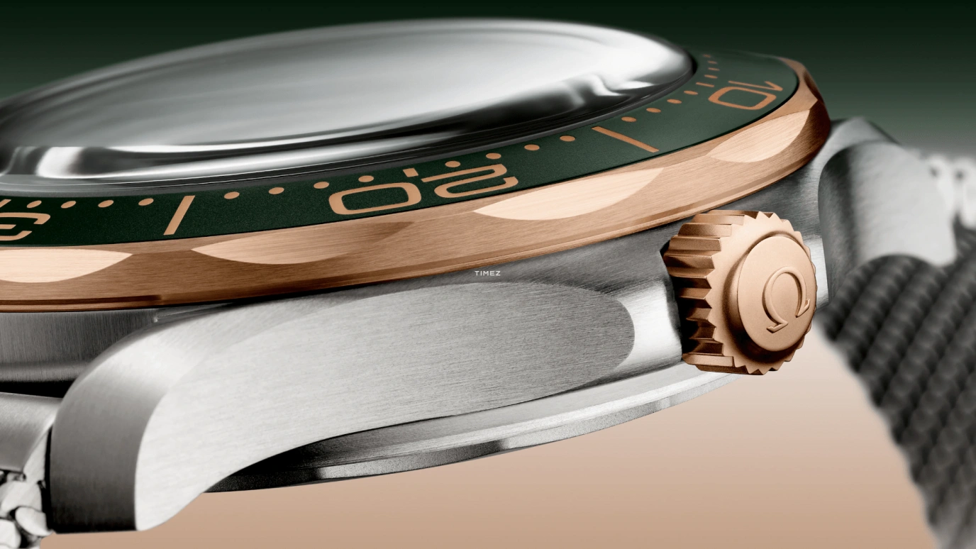 Omega,Seamaster Diver 300M 42mm,42mm,Titanium,Green,Automatic,Anti-magnetic,55hours,210,210.90.42.20.10.001