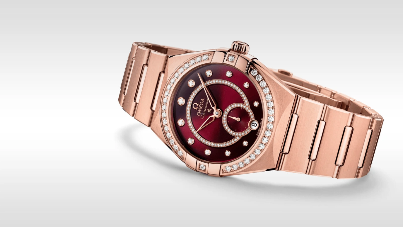 Omega,Constellation 34mm,34mm,Sedna Gold,Black,Automatic,Date,Co-Axial Escapement,131,131.55.34.20.61.001