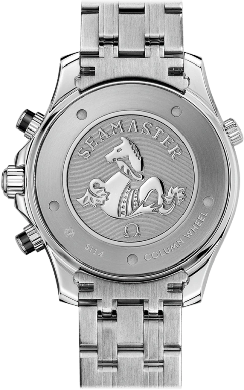 Omega,Seamaster Diver 300M 44mm,44mm,Stainless Steel,Black,Automatic,Chronograph,Date,Co-Axial Escapement,Column Wheel,52hours,In-house Caliber,212,212.30.44.50.01.001