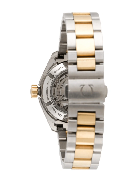 Omega,Aqua Terra 30mm,30mm,Yellow Gold,Stainless Steel,White,Automatic,Day,50hours,231,231.25.30.20.55.002
