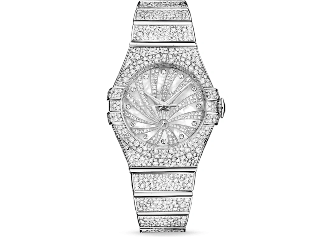 Omega,Constellation 31mm,31mm,White Gold,White,Automatic,50hours,In-house Caliber,123,123.55.31.20.55.007