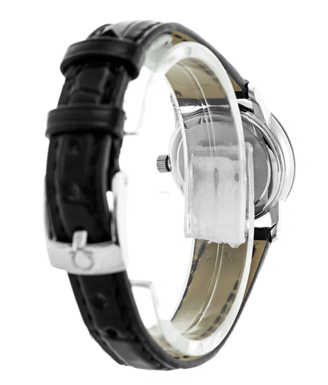 Omega,De Ville 22mm,22mm,Stainless Steel,Black,Quartz,30000hours,In-house Caliber,4870,4870.52.01
