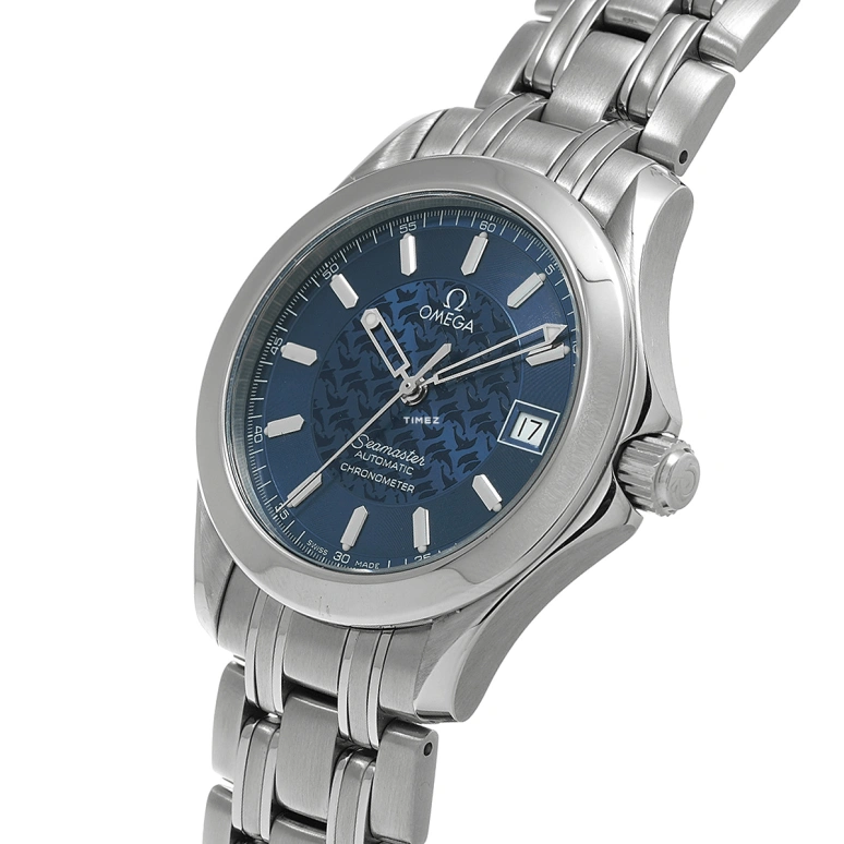 Omega,Seamaster 36mm,36mm,Stainless Steel,Blue,Automatic,Day,44hours,2506,2506.80.00