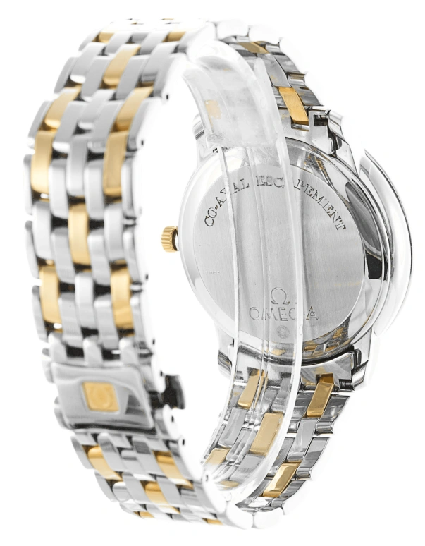 Omega,De Ville 36.50mm,36.50mm,Yellow Gold,Stainless Steel,Silver,Automatic,Day,48hours,4374,4374.31.00