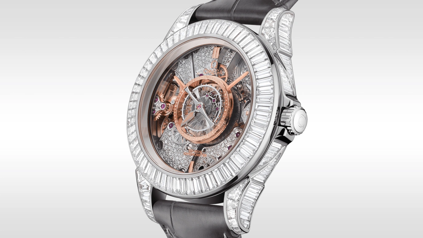 Omega,De Ville 38.70mm,38.70mm,Platinum,Automatic,Tourbillon Escapement,45hours,513,513.98.39.21.56.001