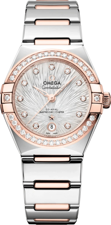 Omega,Constellation 29mm,29mm,Stainless Steel,Silver White,Automatic,Day,Anti-magnetic,131,131.25.29.20.52.003