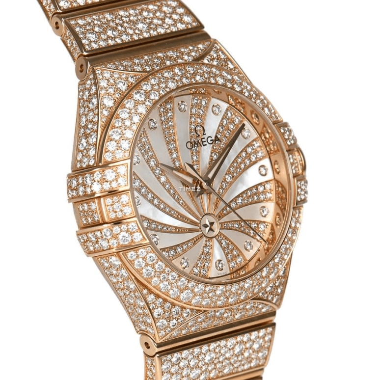 Omega,Constellation 31mm,31mm,Red Gold,White,Automatic,50hours,In-house Caliber,123,123.55.31.20.55.006