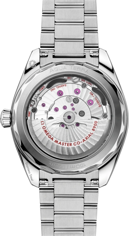 Omega,Aqua Terra 41mm,41mm,Stainless Steel,Black,Automatic,Day,Anti-magnetic,220,220.10.41.21.01.002