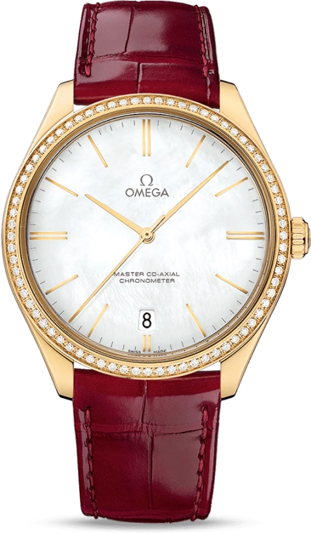 Omega,Trésor 40mm,40mm,Yellow Gold,White,Handwound,Date,Co-Axial Escapement,432,432.58.40.21.05.004