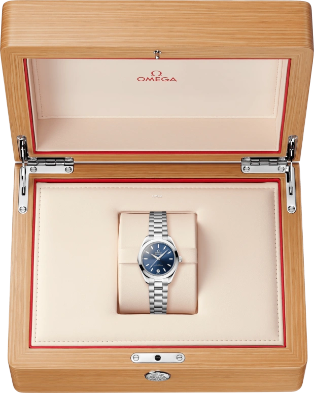 Omega,Aqua Terra 30mm,30mm,Stainless Steel,Blue,Automatic,Day,Anti-magnetic,220,220.10.30.20.03.001