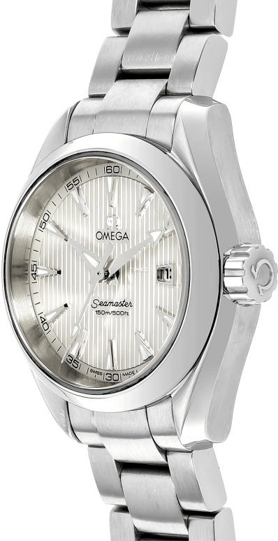 Omega,Aqua Terra 30mm,30mm,Stainless Steel,Silver,Quartz,Day,26280hours,231,231.10.30.61.02.001