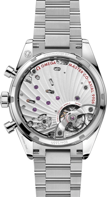 Omega,Speedmaster (Non-Moonwatch) 40.50mm,40.50mm,Stainless Steel,Black,Handwound,Chronograph,Day,Dule Time,Co-Axial Escapement,60hours,In-house Caliber,332,332.10.41.51.01.001