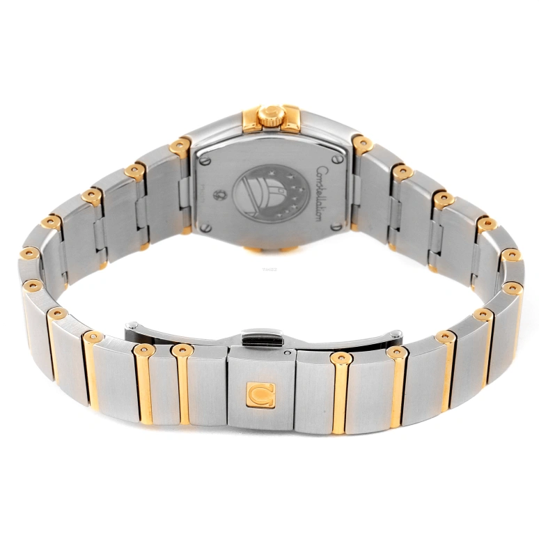 Omega,Constellation 24mm,24mm,Yellow Gold,Stainless Steel,Silver,Quartz,30000hours,In-house Caliber,123,123.25.24.60.52.002