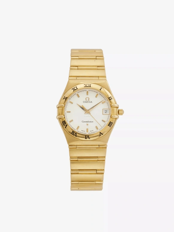 Omega,Constellation 36mm,36mm,Yellow Gold,White,Quartz,Day,30000hours,396,396.1201