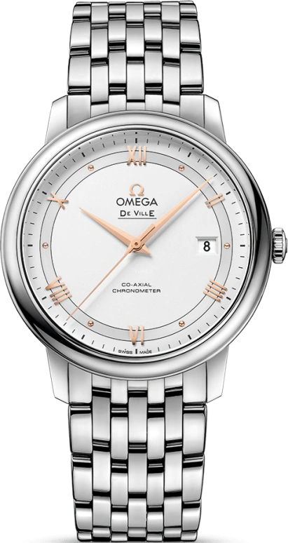 Omega,De Ville 39.50mm,39.50mm,Stainless Steel,Silver,Automatic,Date,Co-Axial Escapement,424,424.10.40.20.02.002